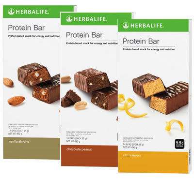 Herbalife Protein Bars - All Flavors - 14 bars per box 
(Price refers to a single package)