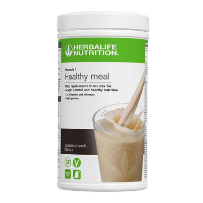 Mélange pour shake nutritionnel Herbalife Formula 1 Healthy Meal - Toutes les saveurs 550 g 