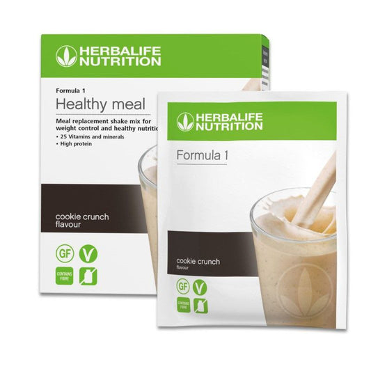 Sachets de préparation pour shake nutritionnel Formula 1 Cookie Crunch Paquet de 7 sachets