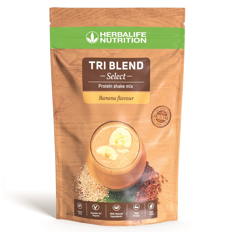 Tri Blend Select - Mélange pour shake protéiné Banane 600 g