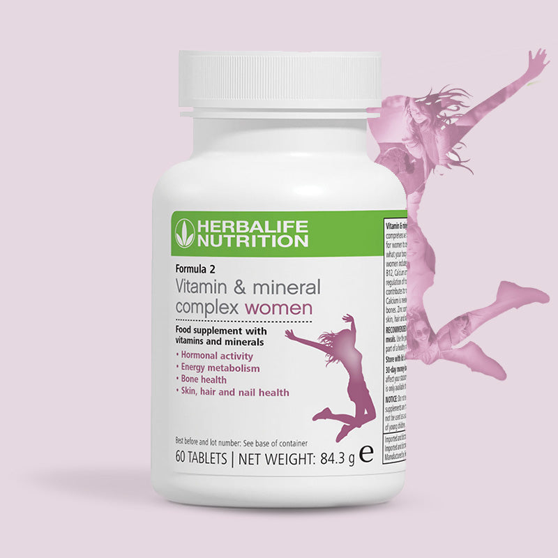 Herbalife Formula 2 Women - Complexe de vitamines et de minéraux 84,3 g