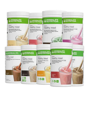 Mélange pour shake nutritionnel Herbalife Formula 1 Healthy Meal - Toutes les saveurs 550 g 